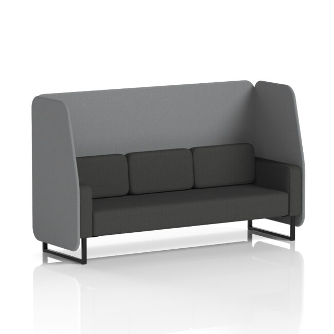 Brixworth Open Booth With Black Legs in Two Tone - Image 69