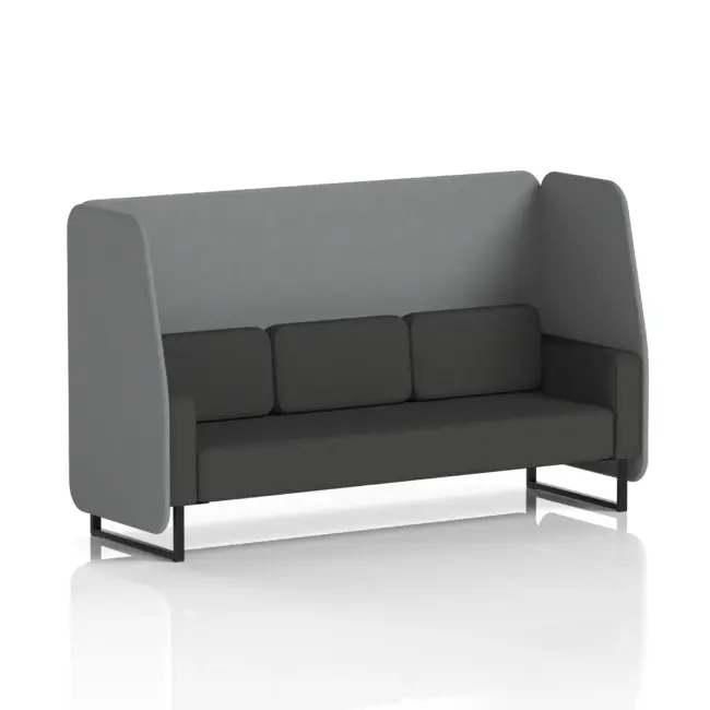 Brixworth Open Booth With Black Legs in Two Tone - Image 69