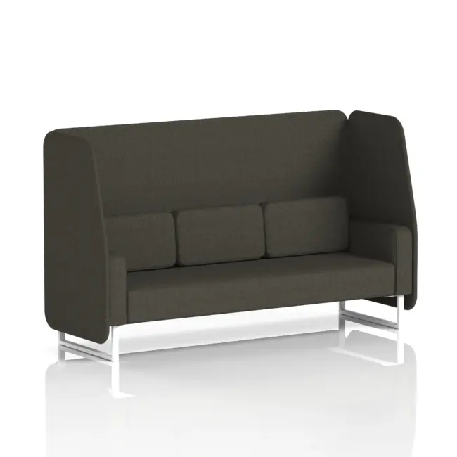Brixworth Open Booth With White Legs in Single Tone - Image 48