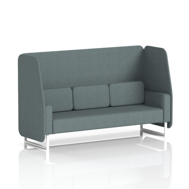 Brixworth Open Booth With White Legs in Single Tone - Image 54