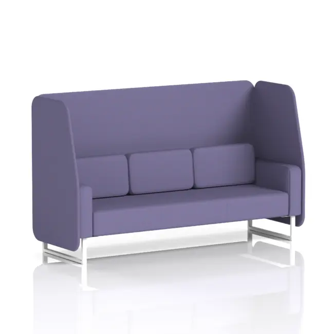 Brixworth Open Booth With White Legs in Single Tone - Image 66