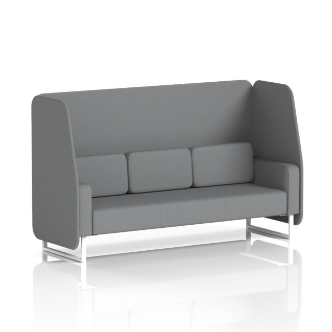 Brixworth Open Booth With White Legs in Single Tone - Image 69