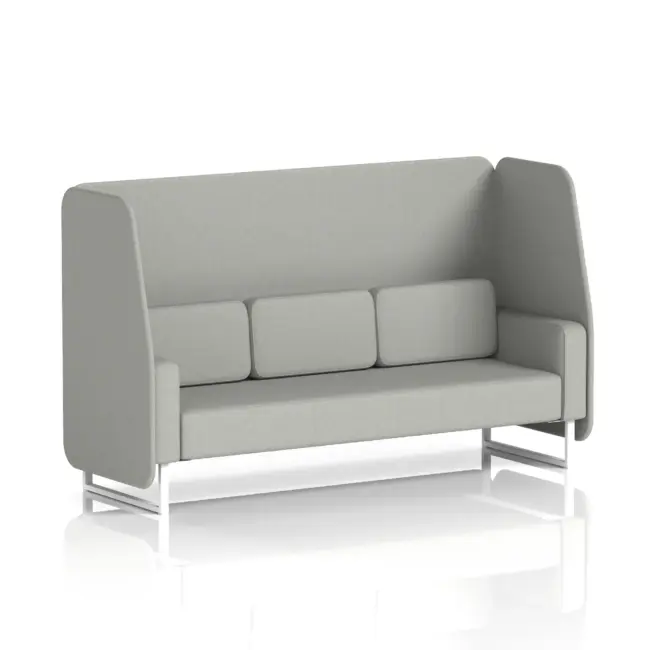 Brixworth Open Booth With White Legs in Single Tone - Image 84