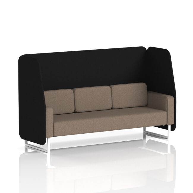 Brixworth Open Booth With White Legs in Two Tone - Image 27