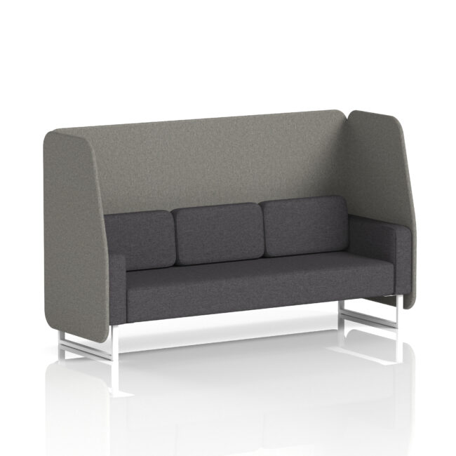 Brixworth Open Booth With White Legs in Two Tone - Image 30
