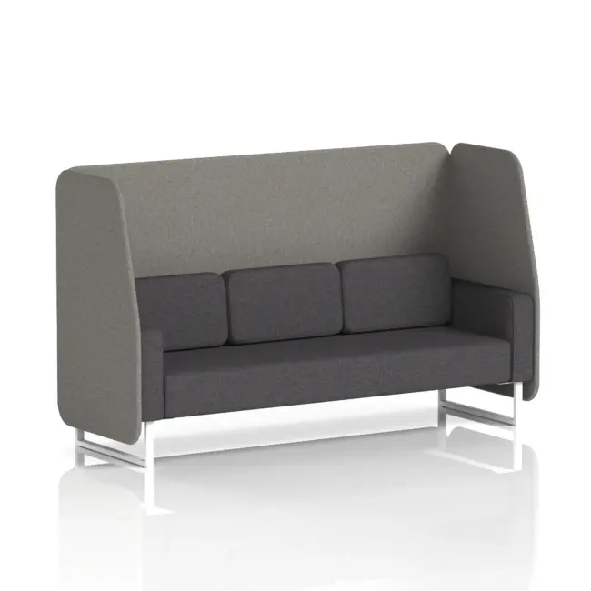 Brixworth Open Booth With White Legs in Two Tone - Image 30