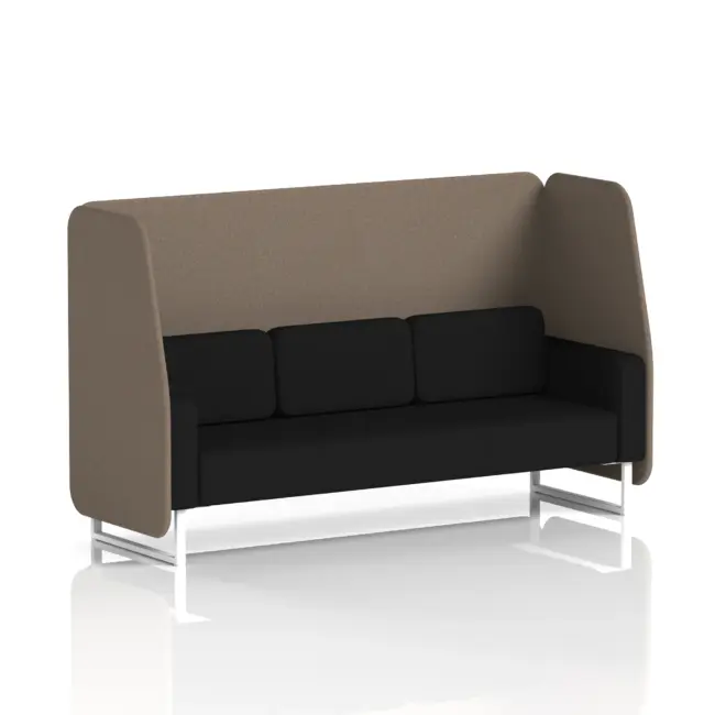 Brixworth Open Booth With White Legs in Two Tone - Image 36