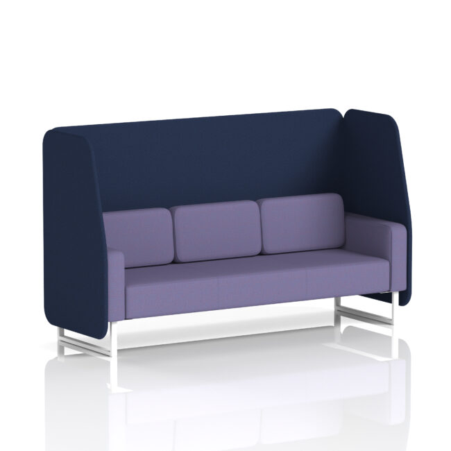 Brixworth Open Booth With White Legs in Two Tone - Image 60