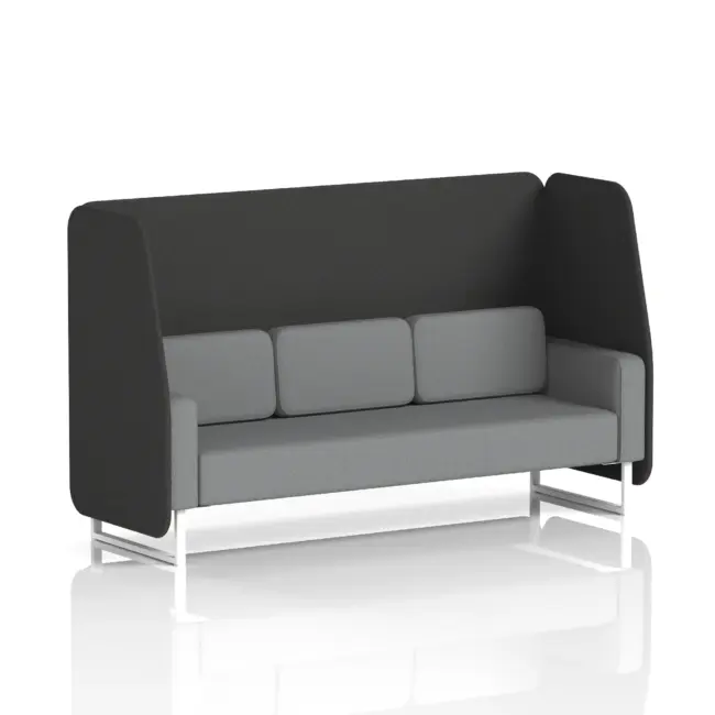 Brixworth Open Booth With White Legs in Two Tone - Image 63