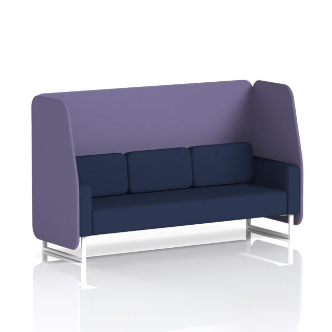 Brixworth Open Booth With White Legs in Two Tone - Image 66