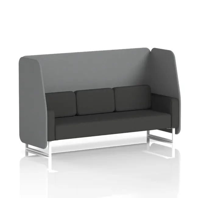 Brixworth Open Booth With White Legs in Two Tone - Image 69