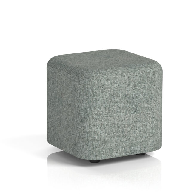 Harlestone Square Stool in Single Tone - Image 5