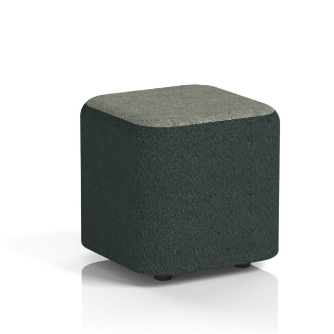 Harlestone Square Stool in Two Tone - Image 2