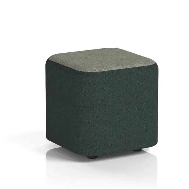 Harlestone Square Stool in Two Tone - Image 2