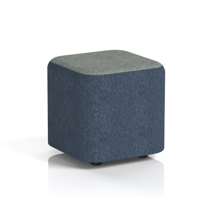 Harlestone Square Stool in Two Tone - Image 3