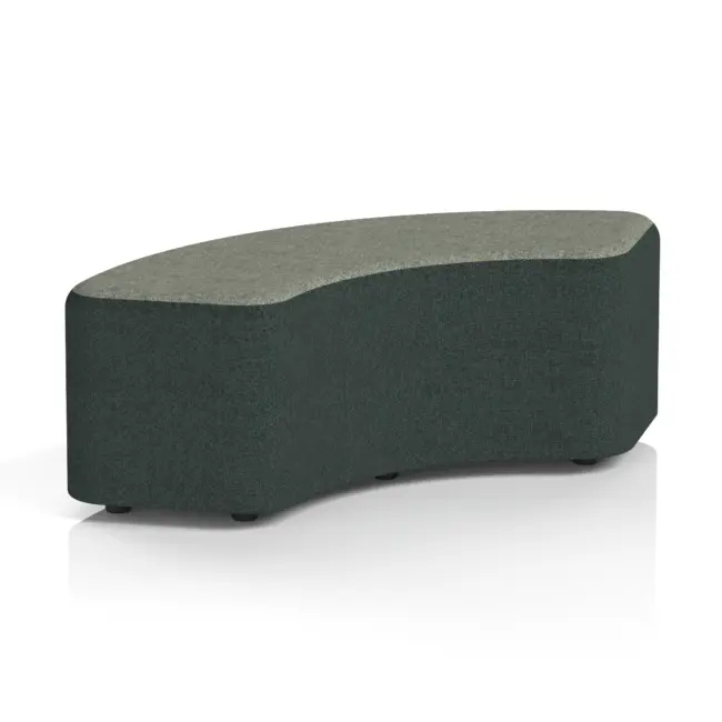 Harlestone Curved Stool in Two Tone - Image 2