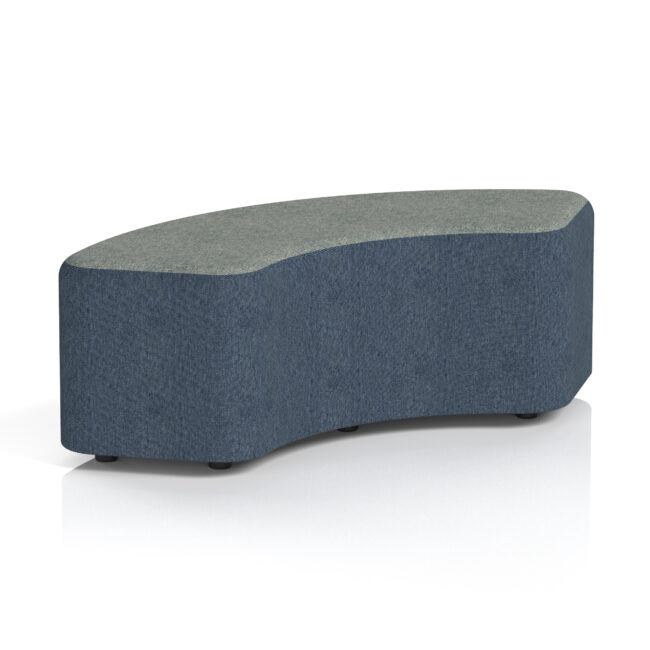 Harlestone Curved Stool in Two Tone - Image 3