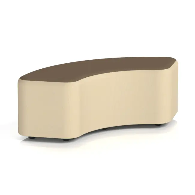 Harlestone Curved Stool in Two Tone - Image 30