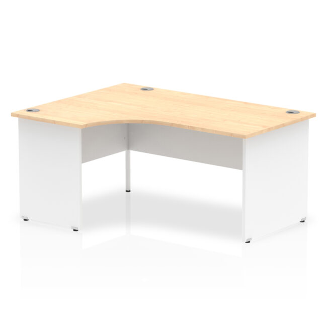 Impulse 1600mm Left Crescent Desk Panel End Leg - Image 6
