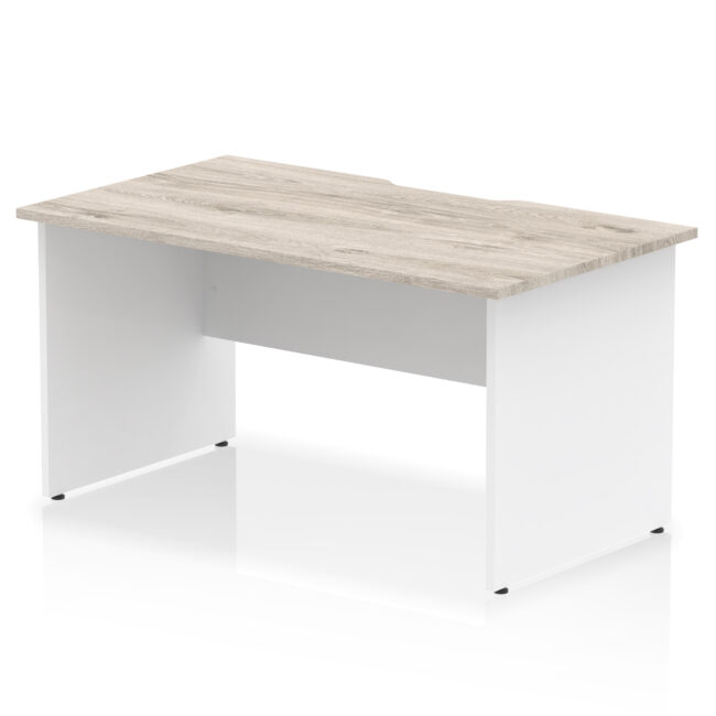 Impulse Scalloped Edge 1400mm Straight Desk Panel End Leg - Image 9