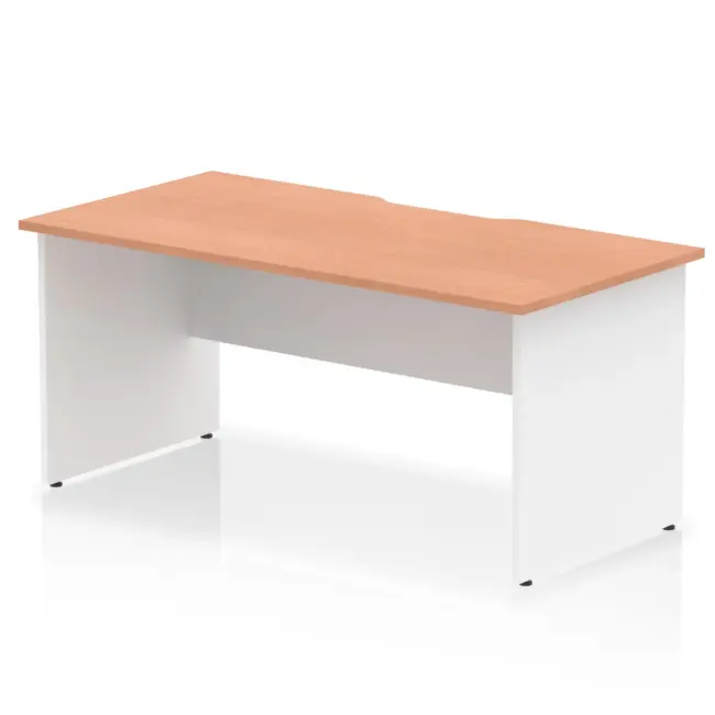 Impulse Scalloped Edge 1600mm Straight Desk Panel End Leg - Image 8