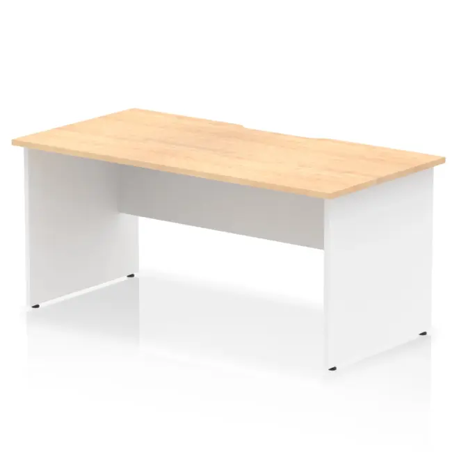 Impulse Scalloped Edge 1600mm Straight Desk Panel End Leg - Image 10