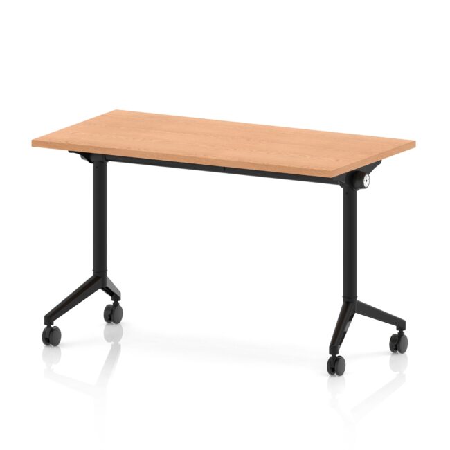 Impulse Plus Slimline Flip Top Rectangular Table - Image 4