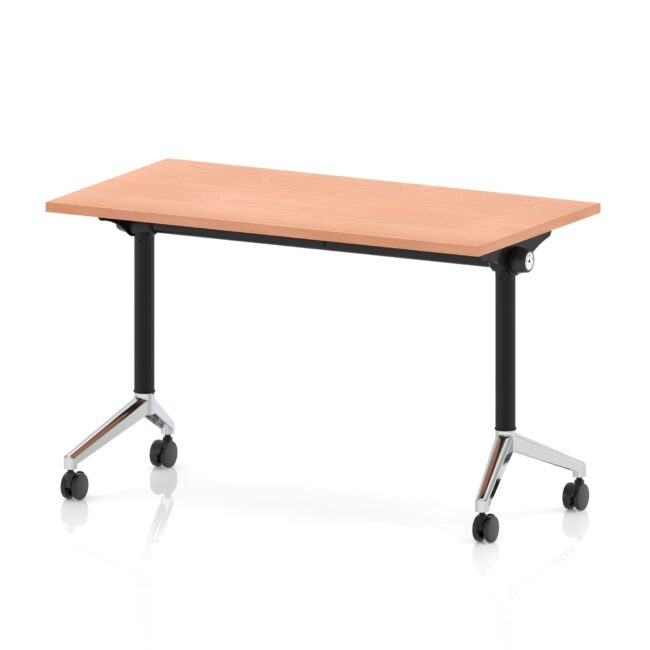 Impulse Plus Slimline Flip Top Rectangular Table - Image 7