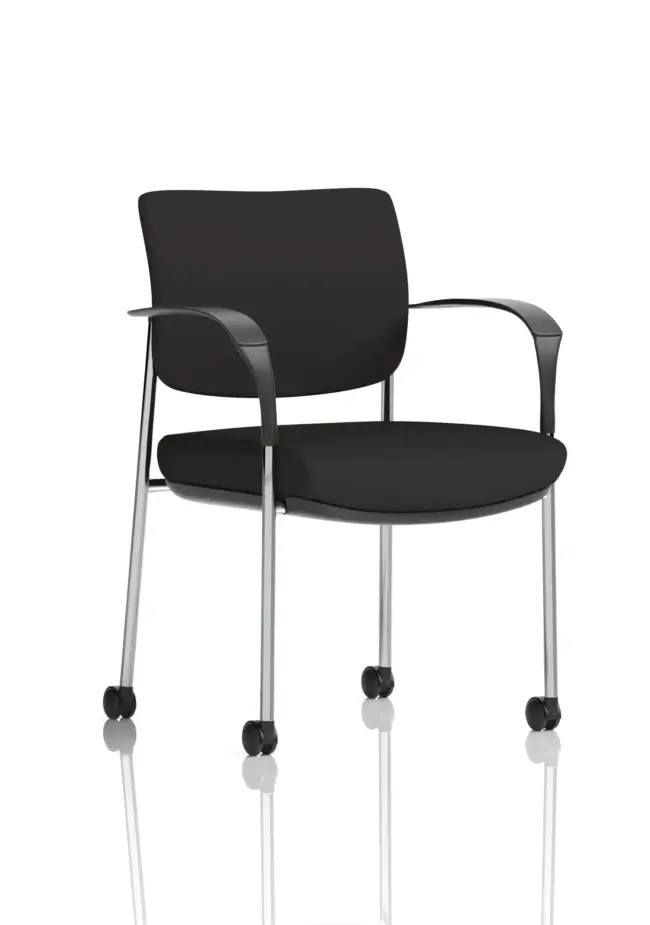Brunswick Deluxe Medium Back Visitor Office Chair with Arms with - Image 49
