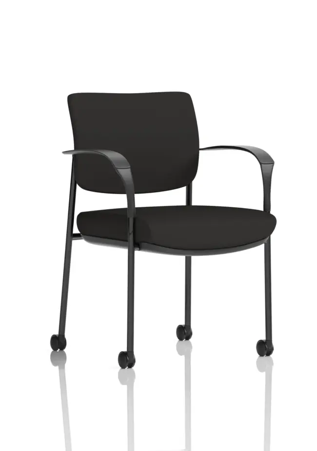 Brunswick Deluxe Medium Back Visitor Office Chair with Arms with - Image 50