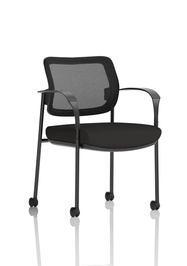 Brunswick Deluxe Medium Back Visitor Office Chair with Arms with - Image 52