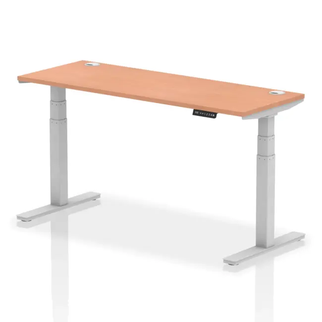 Air Height Adjustable Slimline Desk With Cable Ports - Image 75