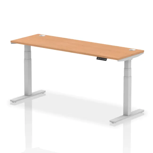 Air Height Adjustable Slimline Desk With Cable Ports - Image 129