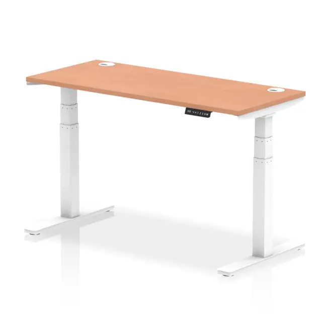 Air Height Adjustable Slimline Desk With Cable Ports - Image 41