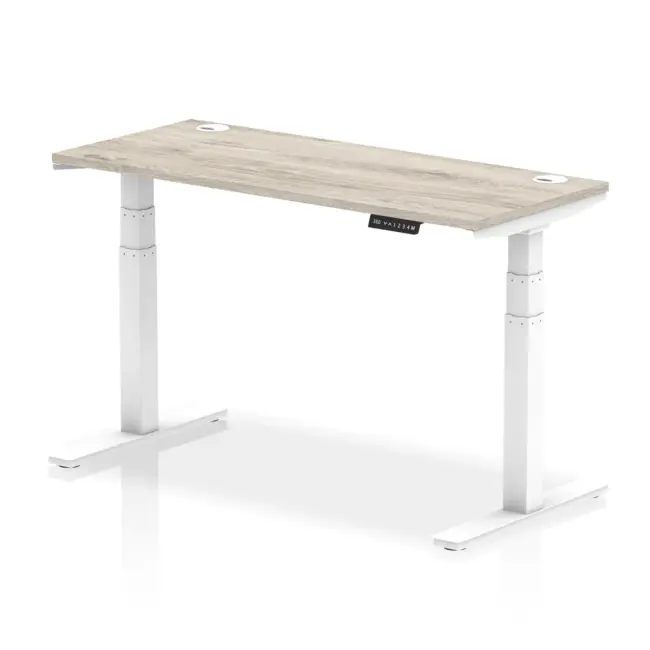 Air Height Adjustable Slimline Desk With Cable Ports - Image 47