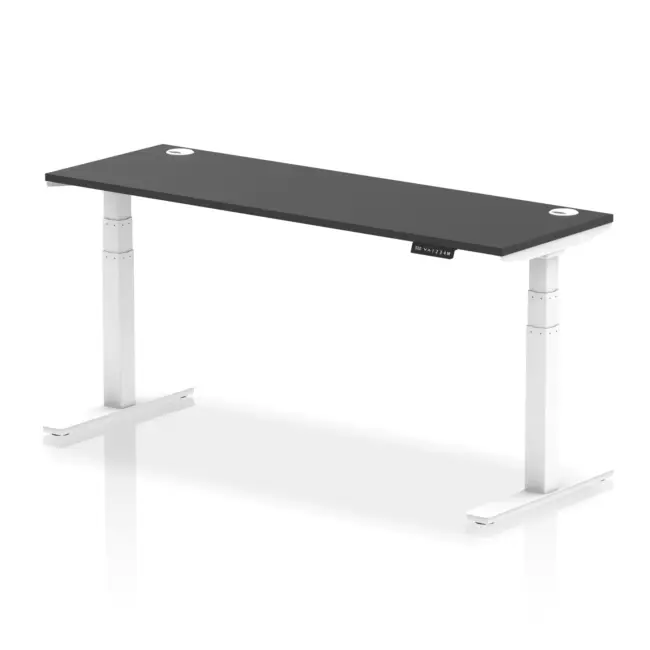 Air Height Adjustable Slimline Desk With Cable Ports - Image 167