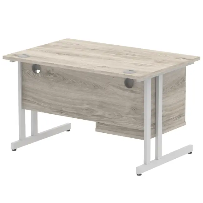 Impulse 1200mm Cantilever Straight Desk With Single Fixed Pedestal - Image 74