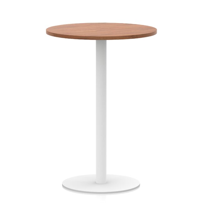 Italia Round Poseur Table White Leg - Image 20