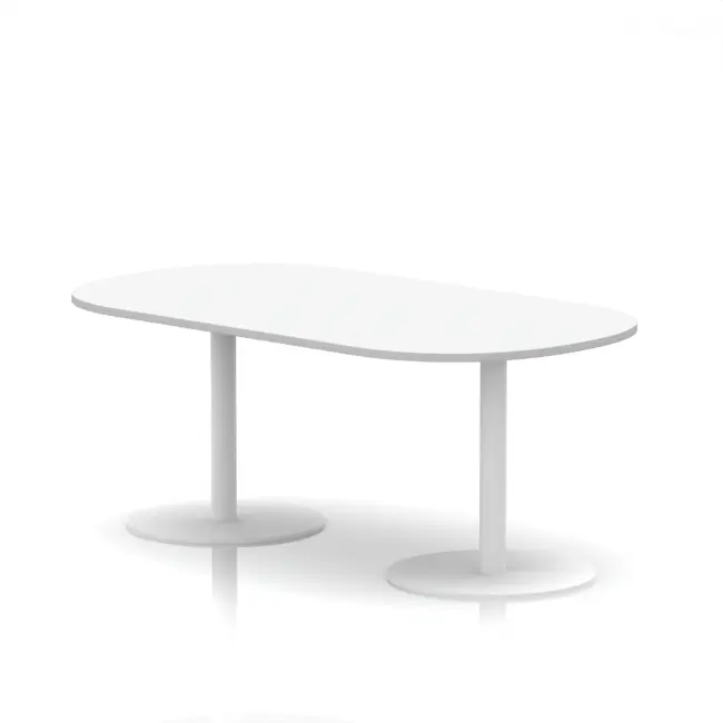 Italia Boardroom Table White Leg - Image 3