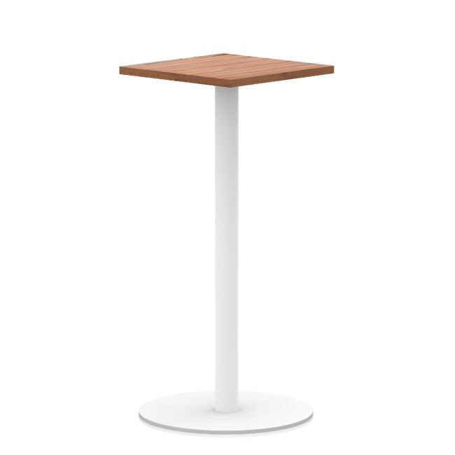 Italia Square Poseur Table White Leg - Image 8