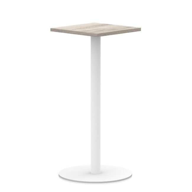 Italia Square Poseur Table White Leg - Image 12