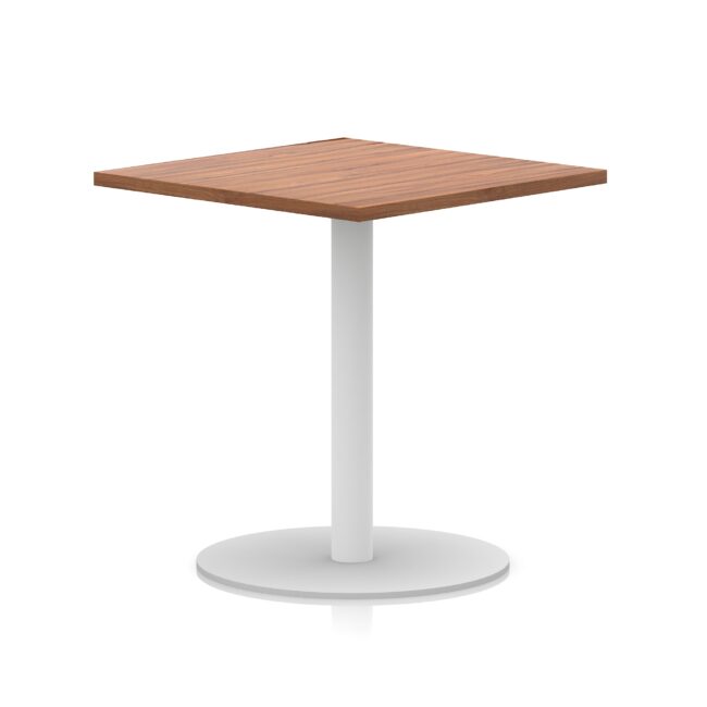 Italia Square Poseur Table White Leg - Image 14