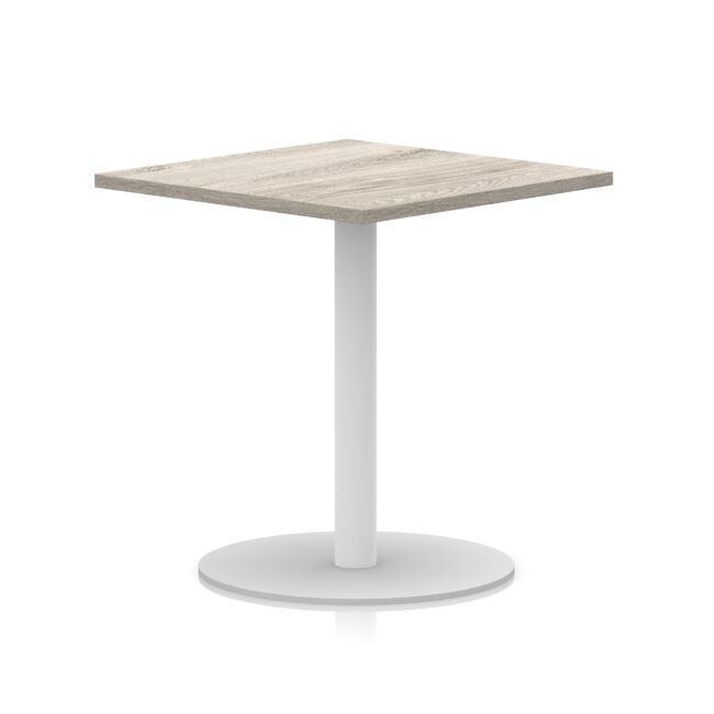 Italia Square Poseur Table White Leg - Image 18