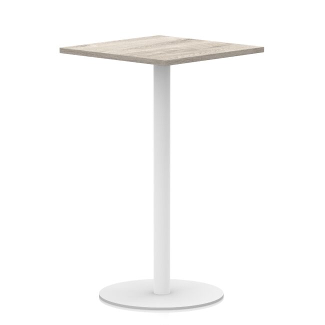 Italia Square Poseur Table White Leg - Image 24