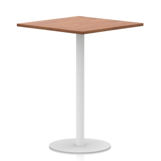 Italia Square Poseur Table White Leg - Image 32
