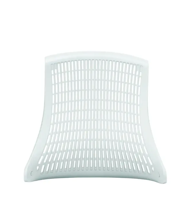Flex Medium Back White Frame Task Operator Office Chair with Arms - Image 18