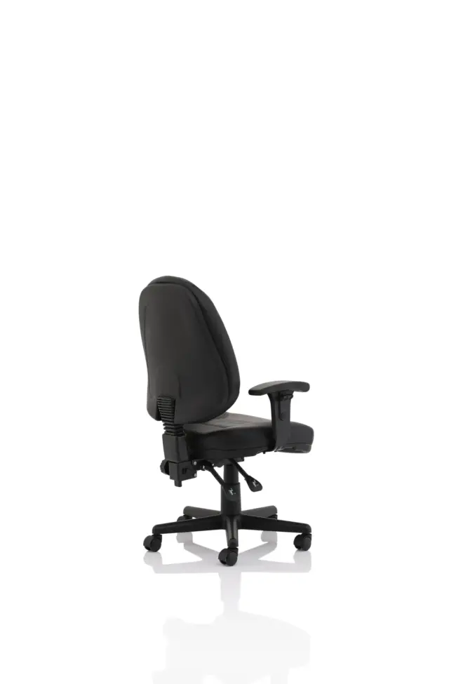 Jackson Medium Back Black Leather Task Operator Office Chair - Image 15
