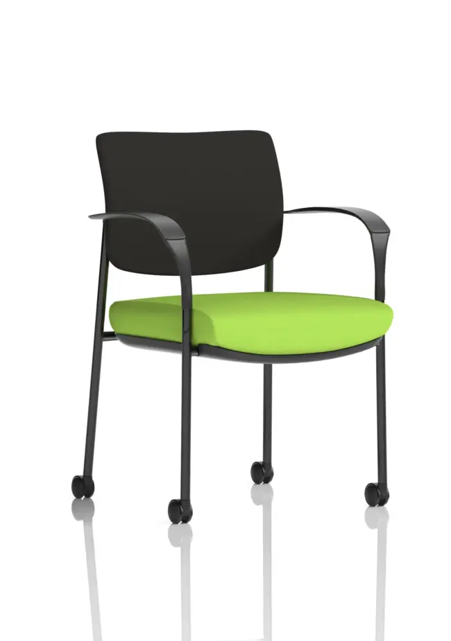 Brunswick Deluxe Medium Back Visitor Office Chair with Arms with - Image 4