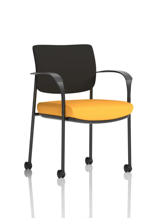 Brunswick Deluxe Medium Back Visitor Office Chair with Arms with - Image 5