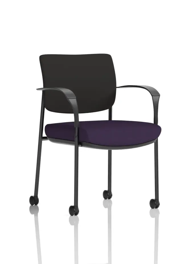 Brunswick Deluxe Medium Back Visitor Office Chair with Arms with - Image 8